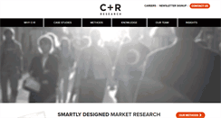 Desktop Screenshot of crresearch.com